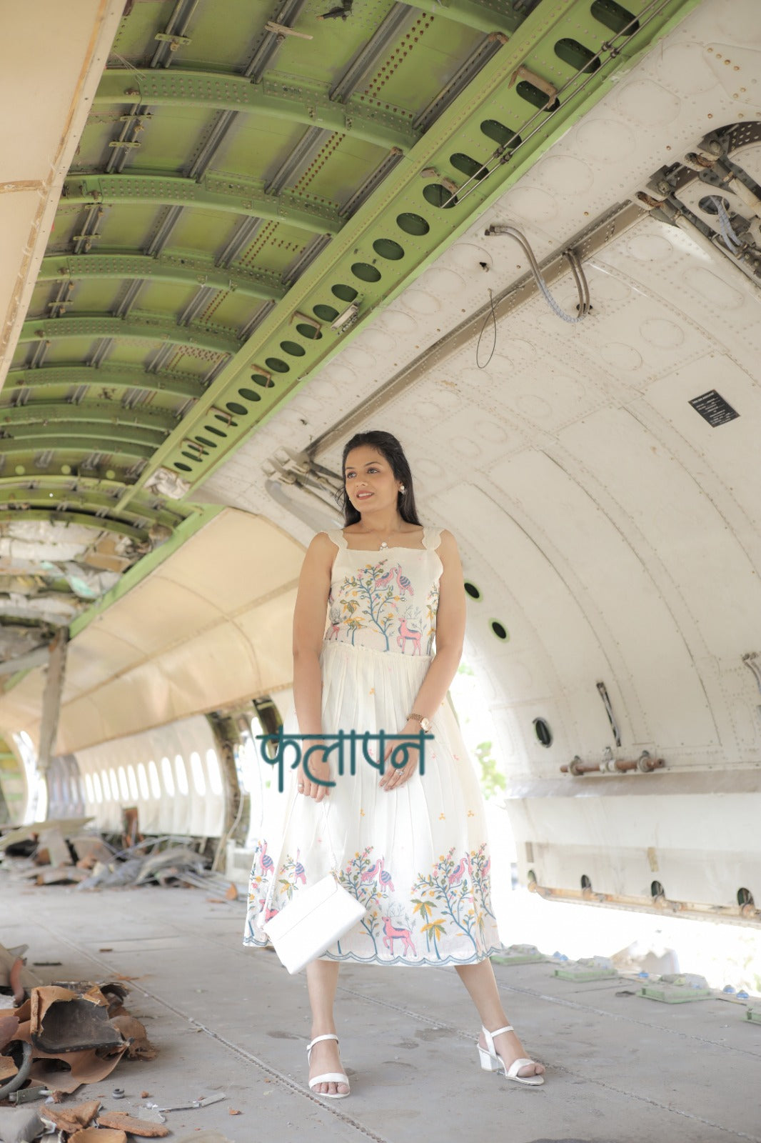 Admirable Embroidery Work On Pure Khadi Cotton Fabric maxi Frock