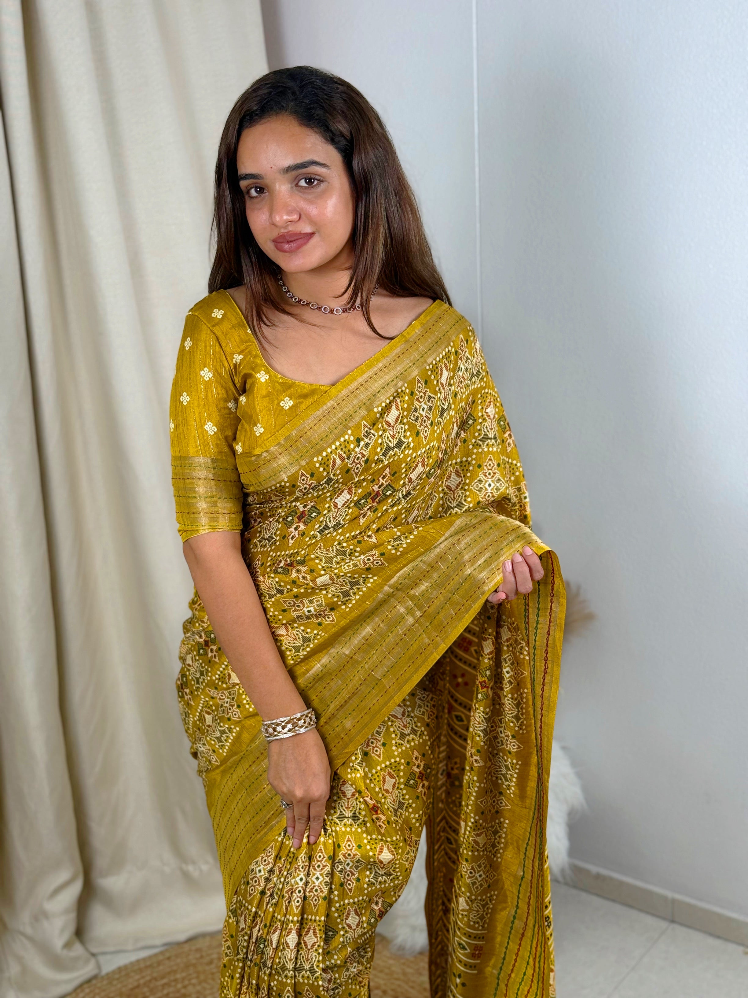 Make Every Moment special with our exclusive printed Saree collection