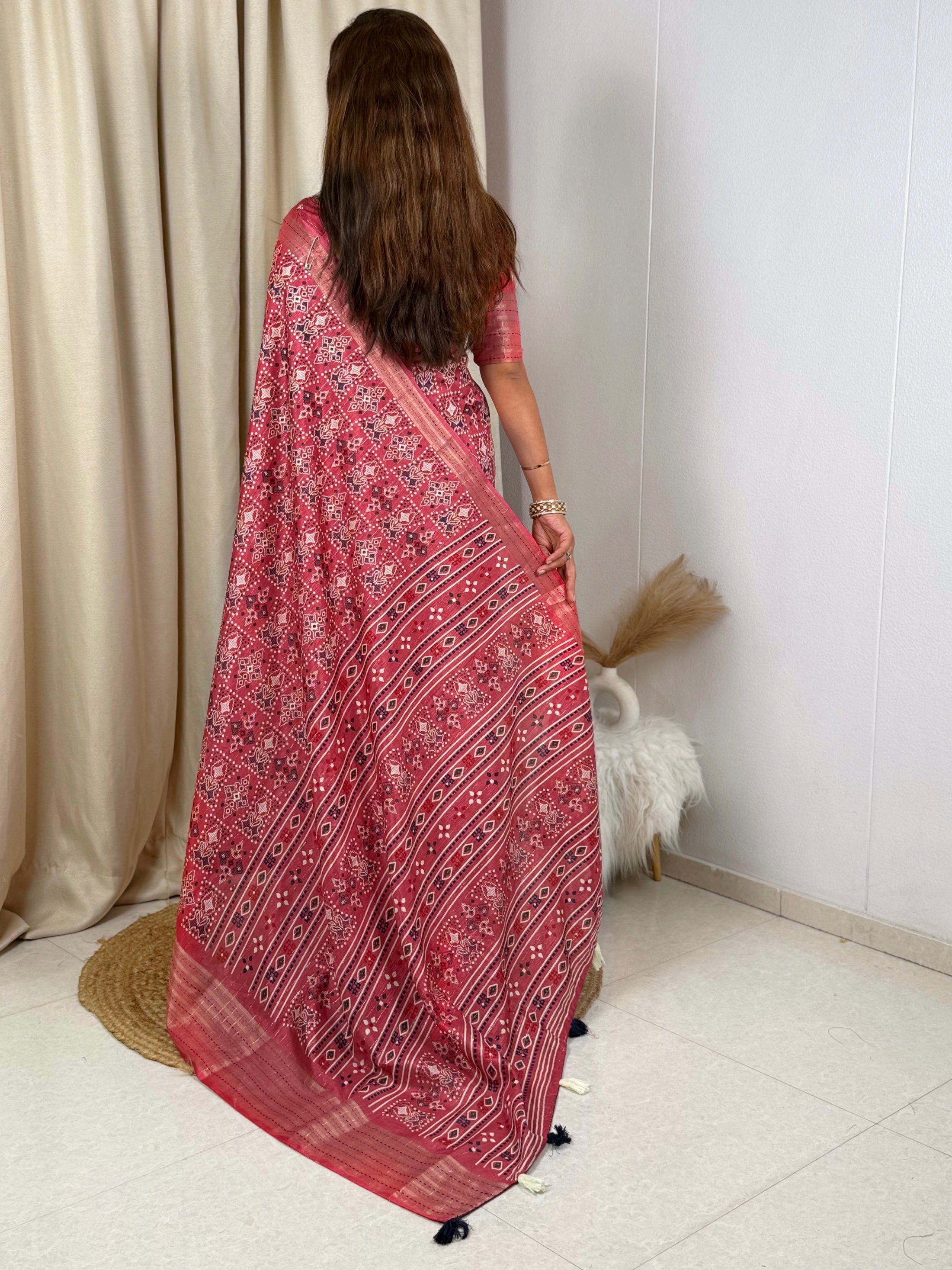Make Every Moment special with our exclusive printed Saree collection