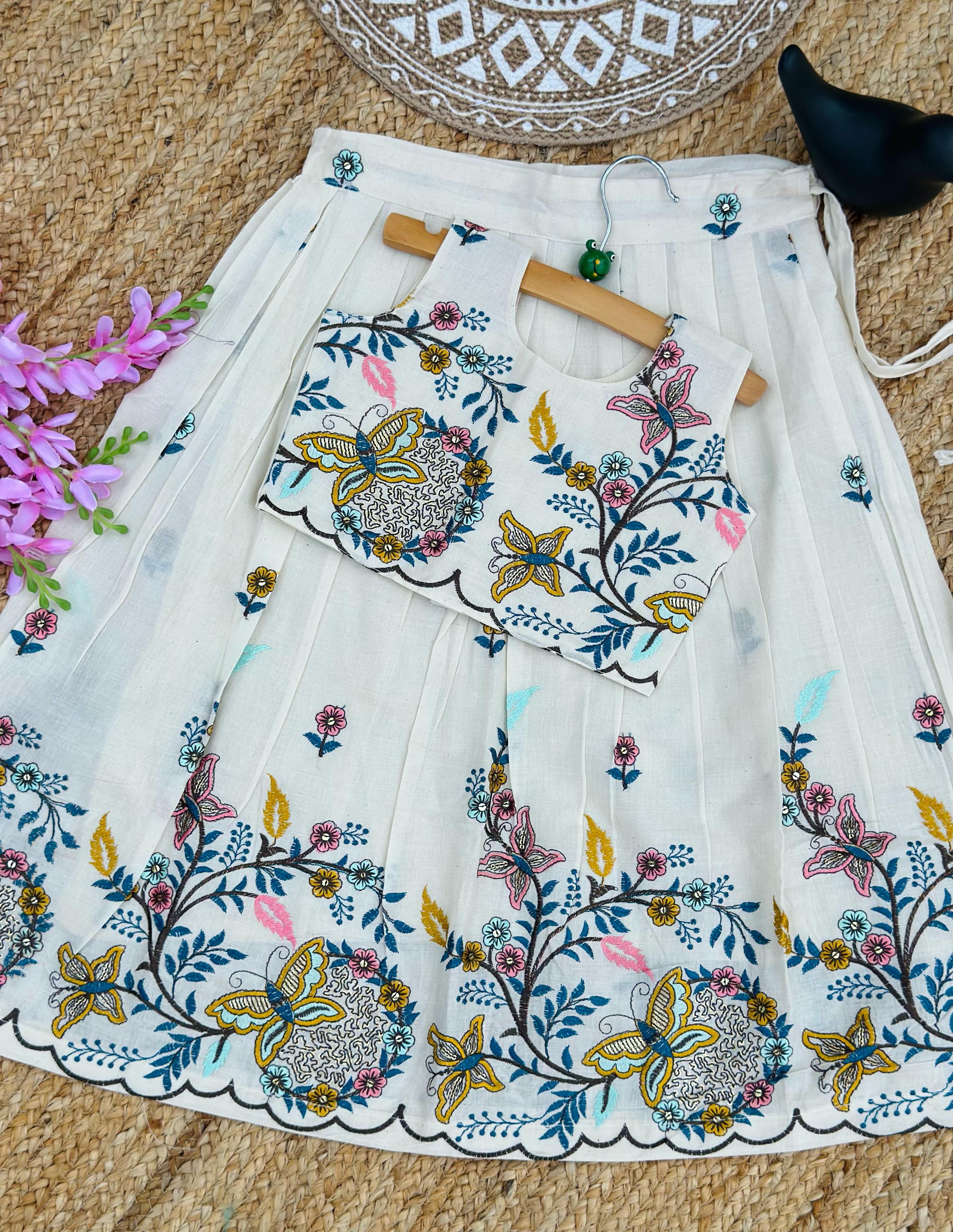 Graceful Pure Cotton Fabric Lahenga Choli