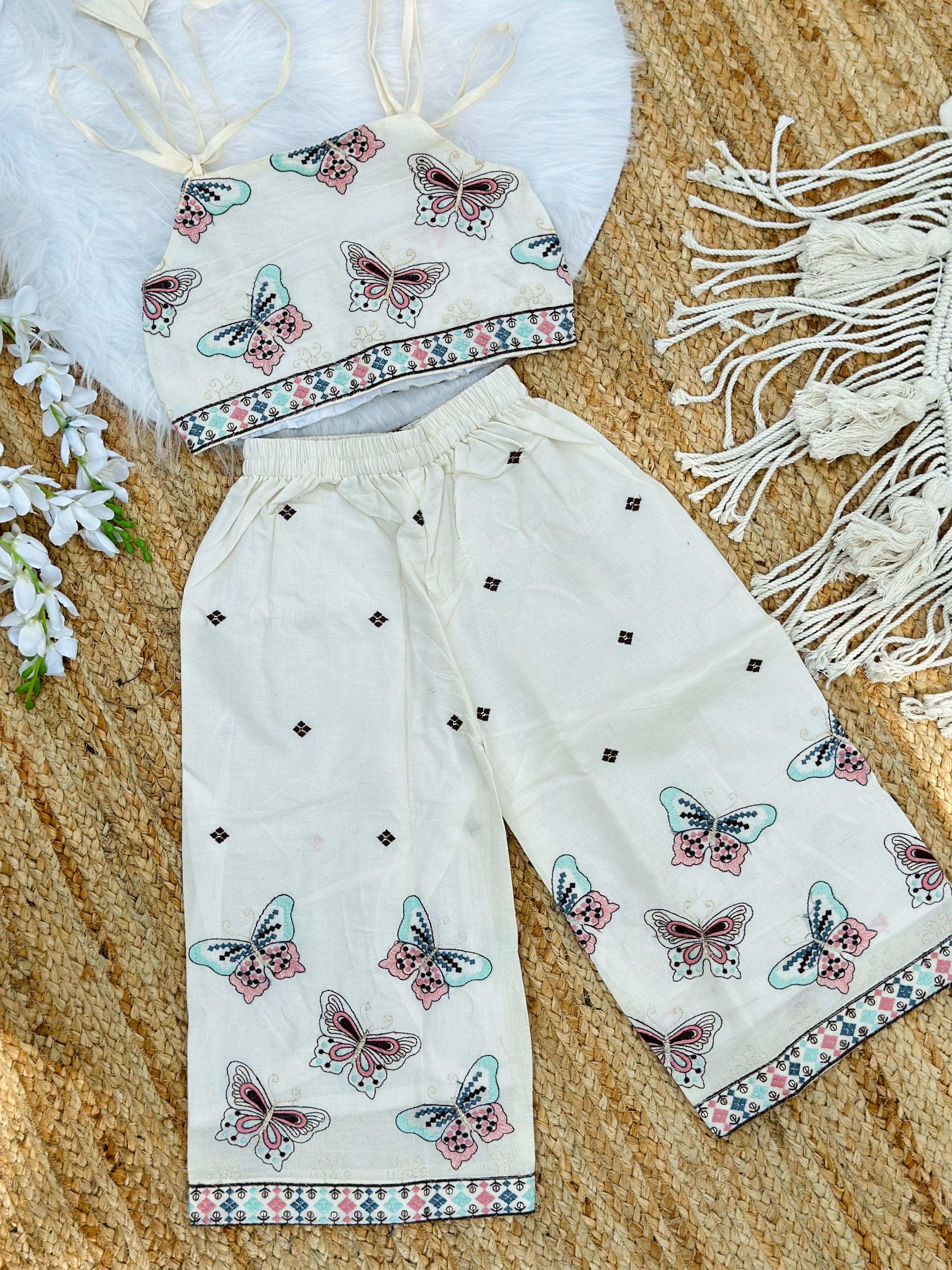 Scarlet Hot & Trending Cotton Fabric work Cord-set
