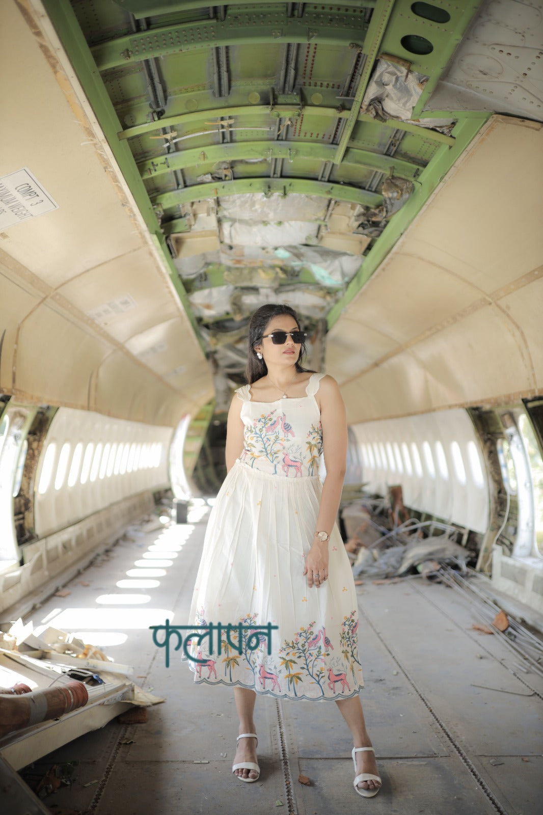 Admirable Embroidery Work On Pure Khadi Cotton Fabric maxi Frock