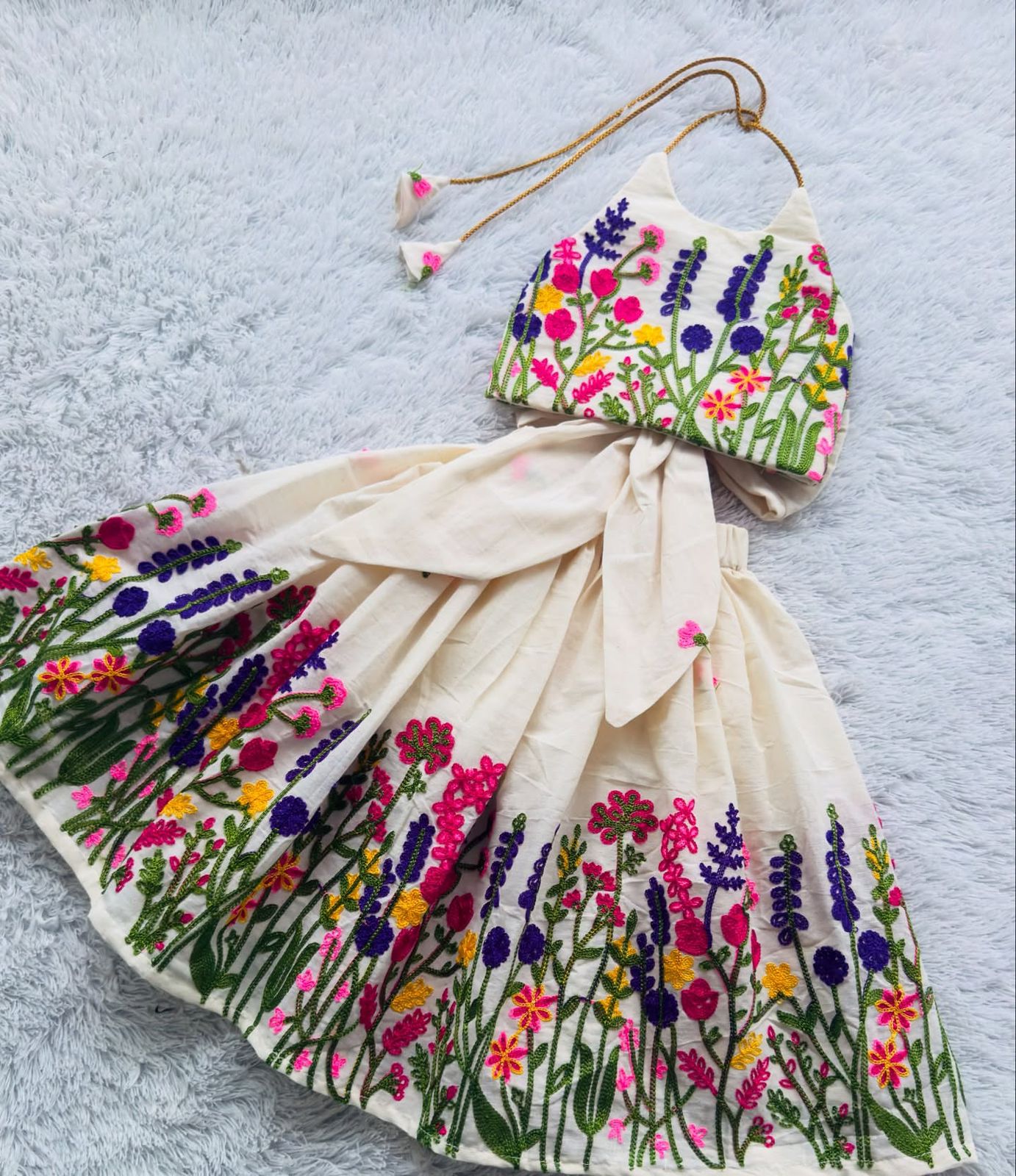 Luxurious Floral Embroidered Designer Set