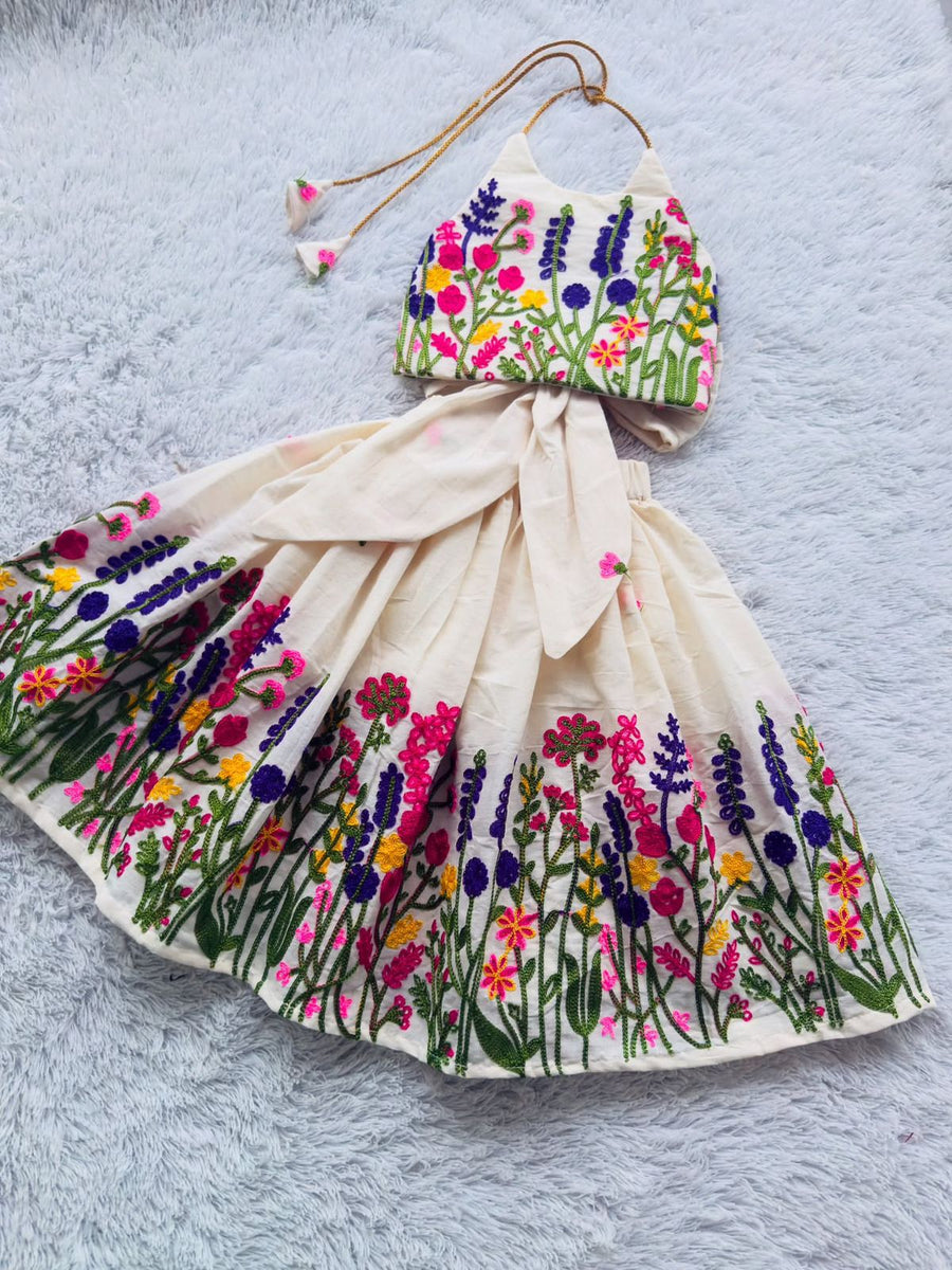 Luxurious Floral Embroidered Designer Set