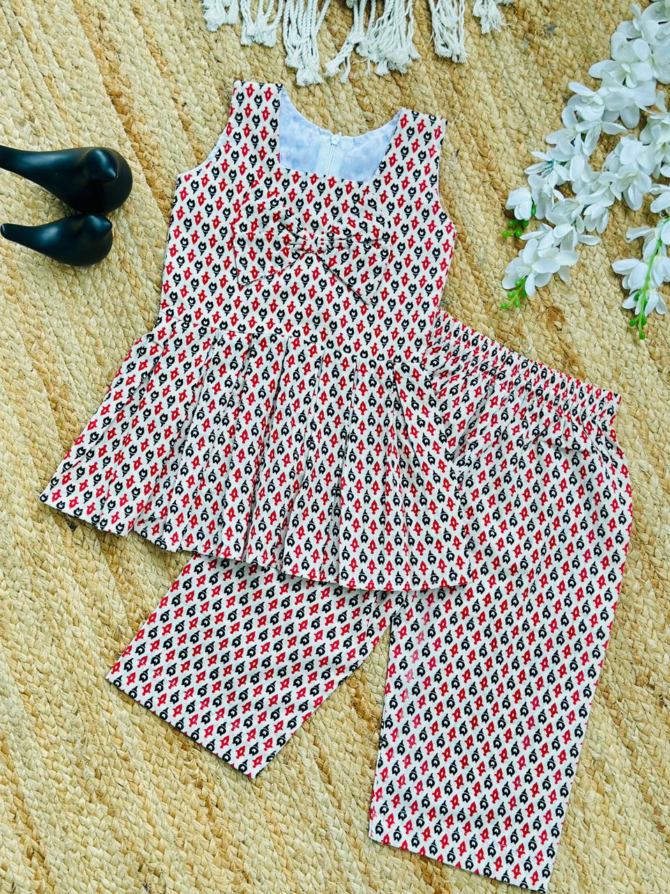 Cool Comfy Jaipuri Cotton Fabric Kids Cord Sets