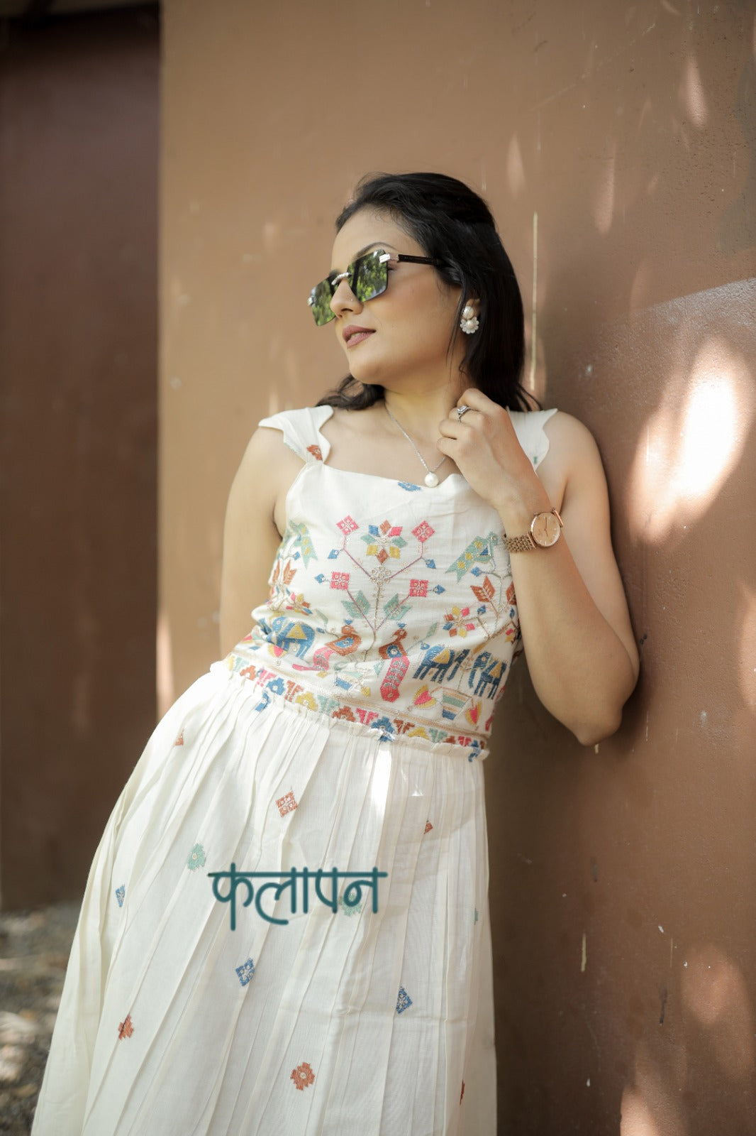 Magestic Embroidery Work On Pure Khadi Cotton Fabric maxi Frock