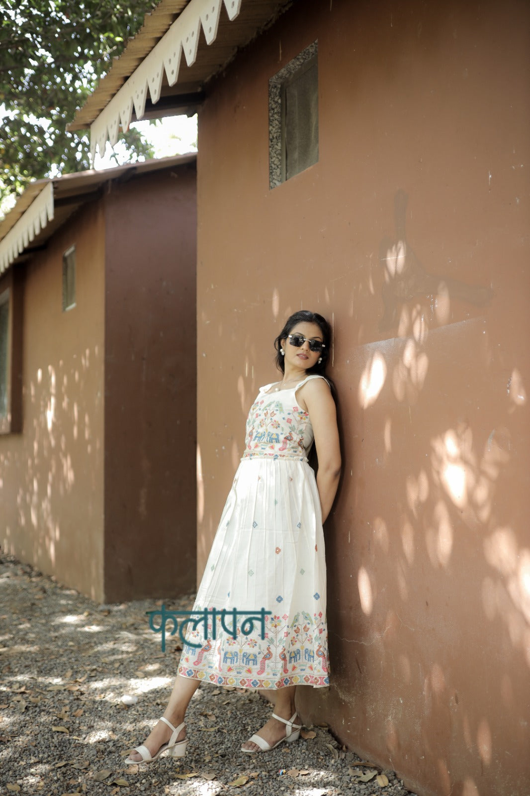 Magestic Embroidery Work On Pure Khadi Cotton Fabric maxi Frock