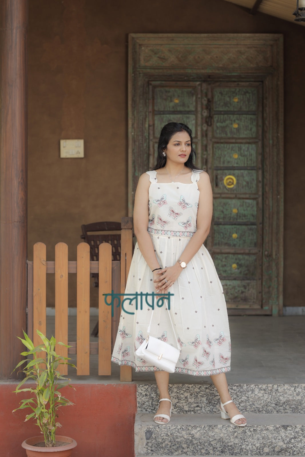 Vibrant Embroidery Work On Pure Khadi Cotton Fabric maxi Frock