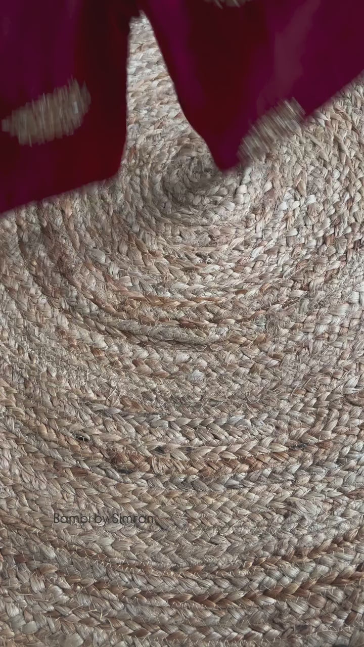 Elegant Girls Maroon Fancy Satin Embroidered Blazer-Style Cord Set – Festive Party Wear