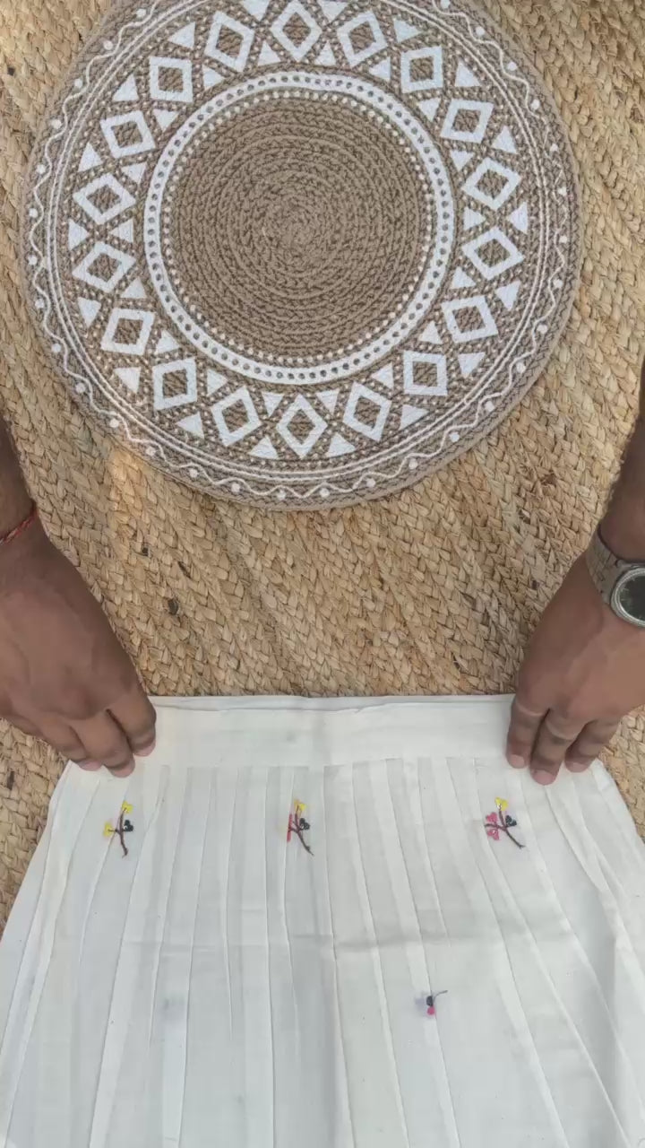 Pure Cotton Beautiful Fabric Full Stitched Lehengha Choli For Kids