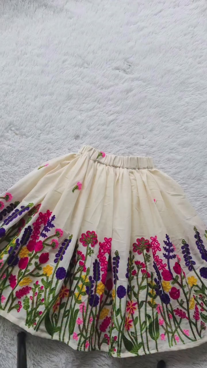 Luxurious Floral Embroidered Designer Set